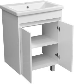 Тумба под раковину Stella Polar Фаворита 60см белый SP-00000163